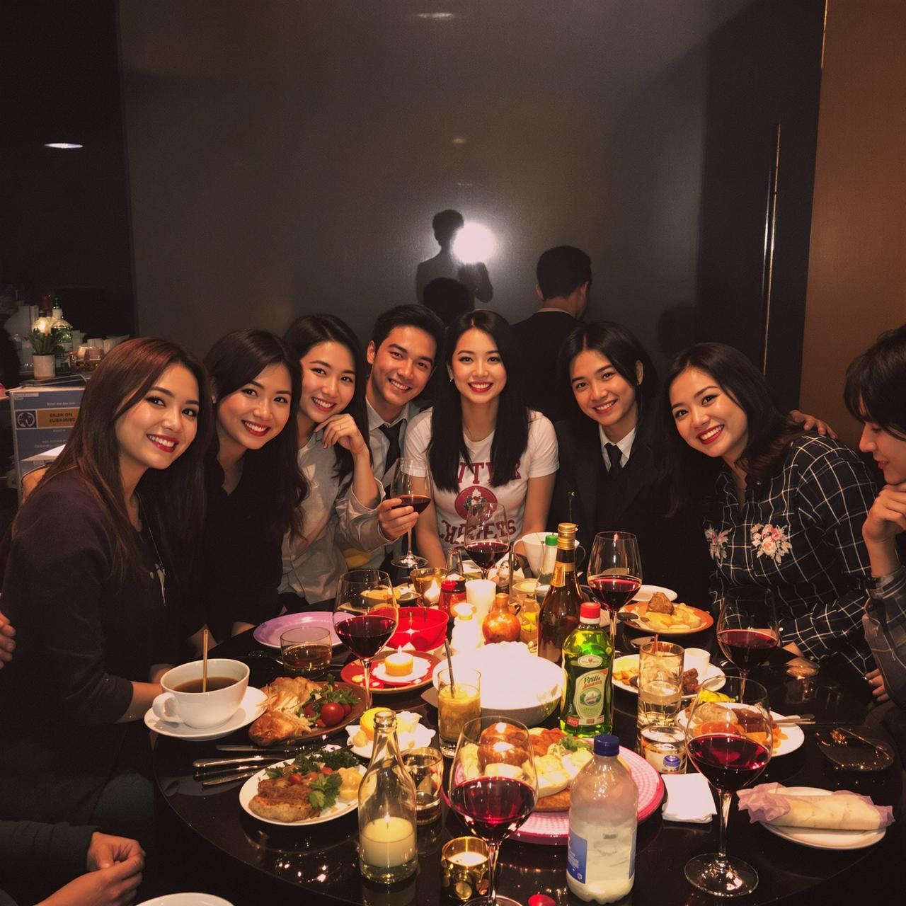 911吃瓜网 - 明星私下聚会被拍，多位大咖同框